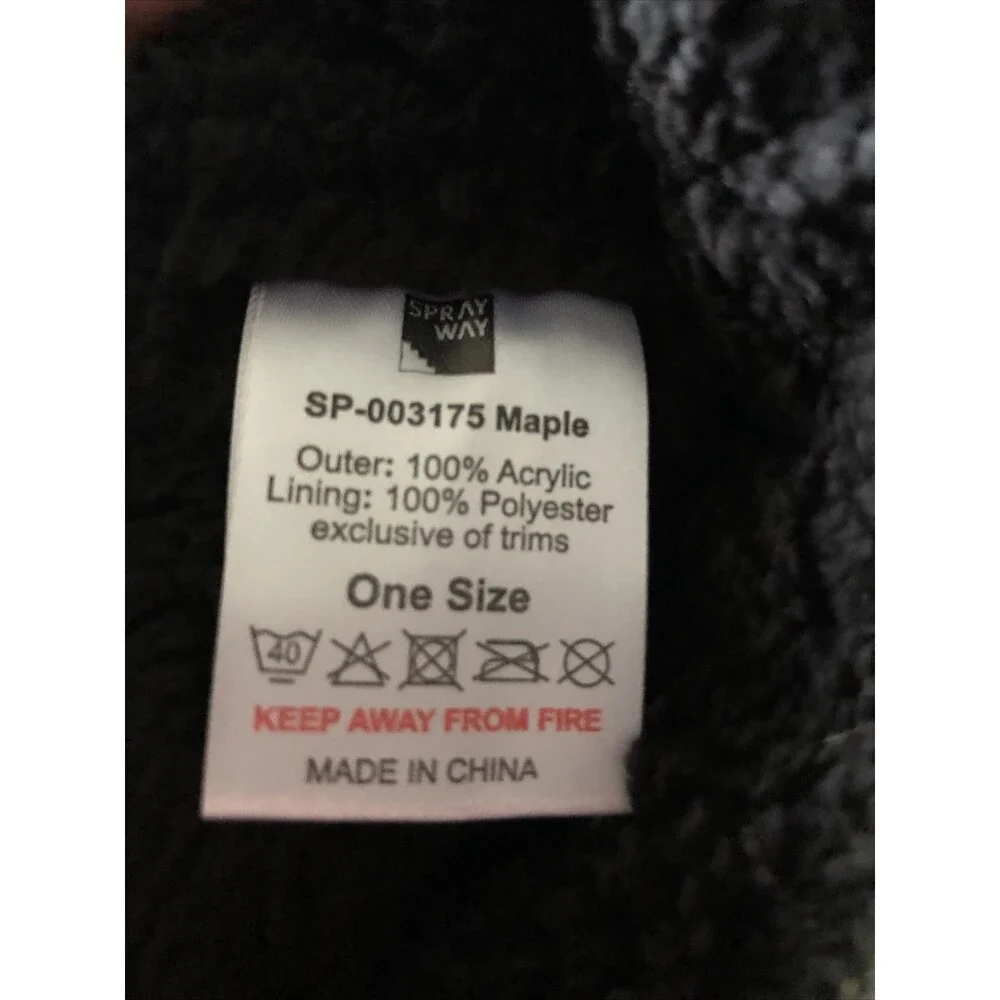 Sprayway Winter Beanie Maple Hat Woodland SP-003175 Knitted NWT